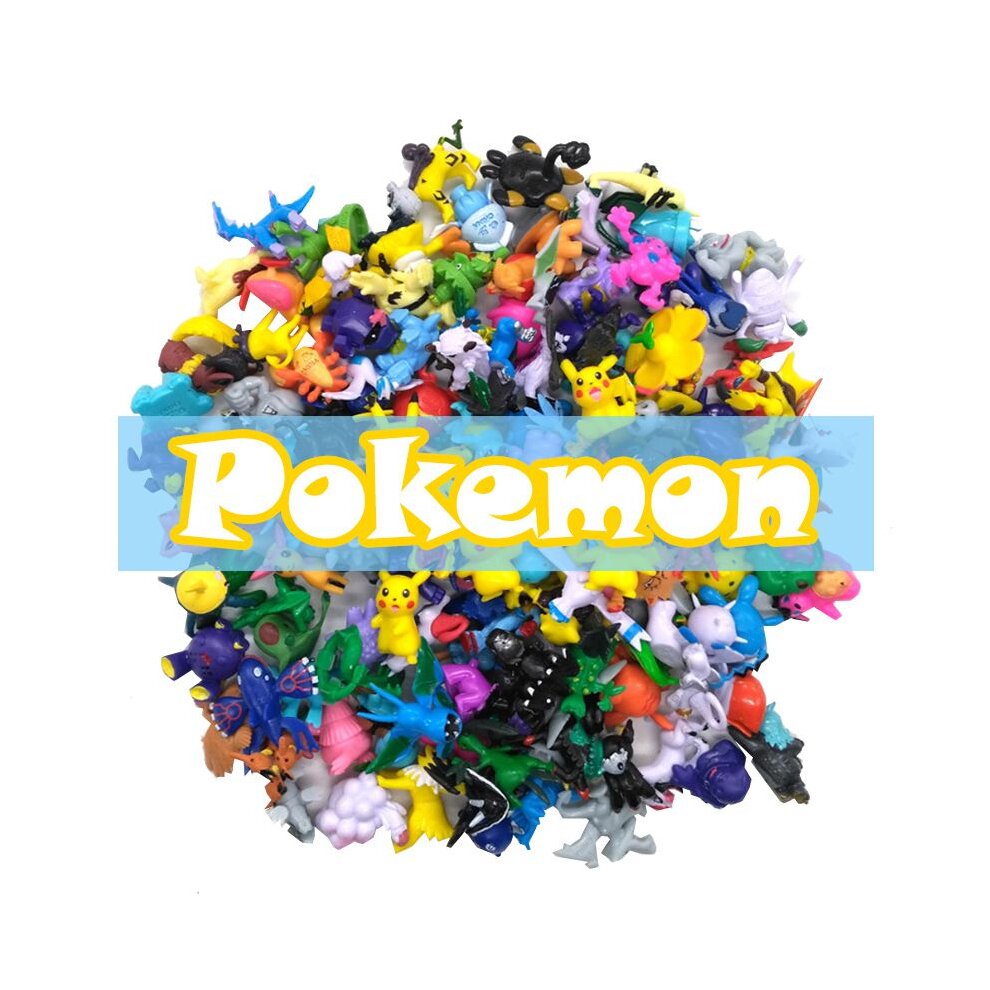 Pokemon Monster Collectible Action Figures PVC Mini Figurines Ornamental Doll Kids Toy 144PCS Set