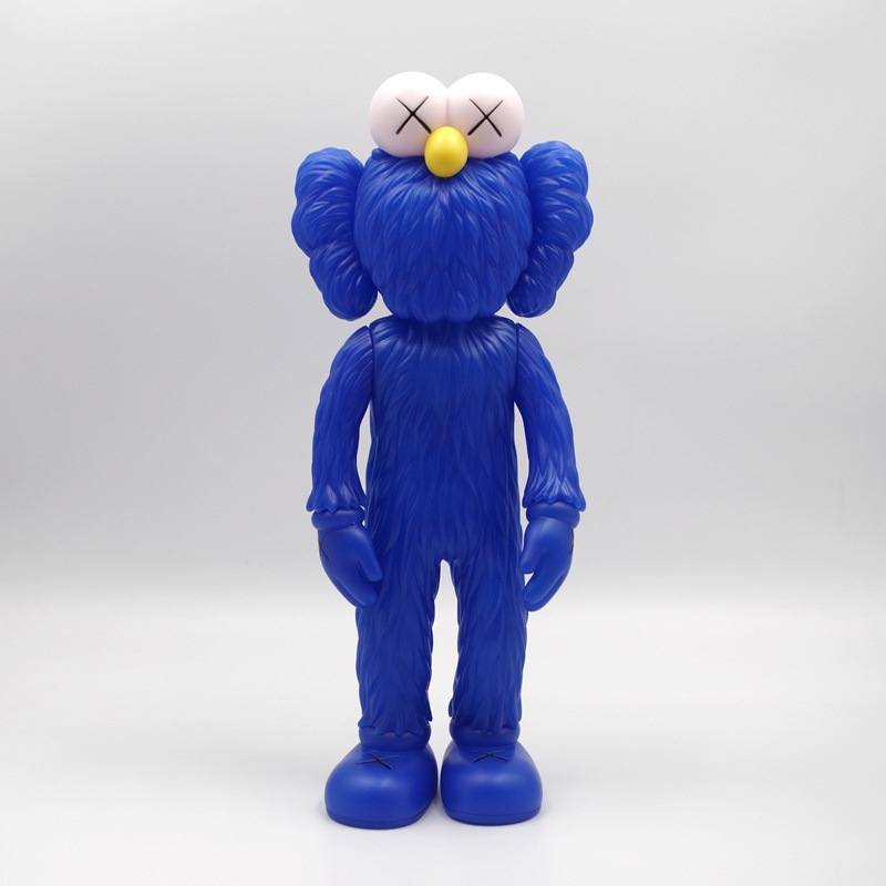 Kaws Exhibition Sesame Street Kaws BFF PVC Toy Blue 12inch
