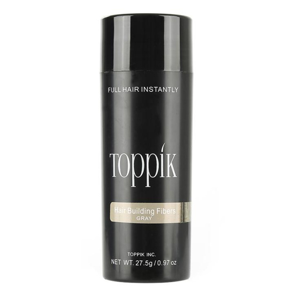 (DARK BROWN) Toppik Hair Building Fibers Natural Keratin Powder for Women and Men Hair Building 10pcs Pack