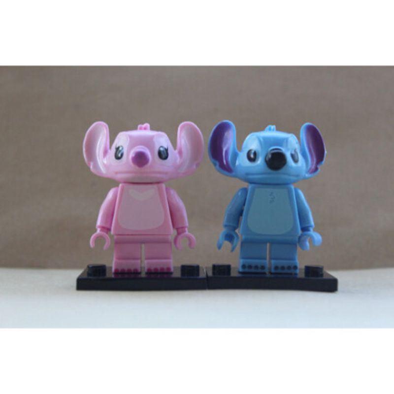 Stitch and Angie Cartoon Disney Toy Story Mini Figures Fit Lego