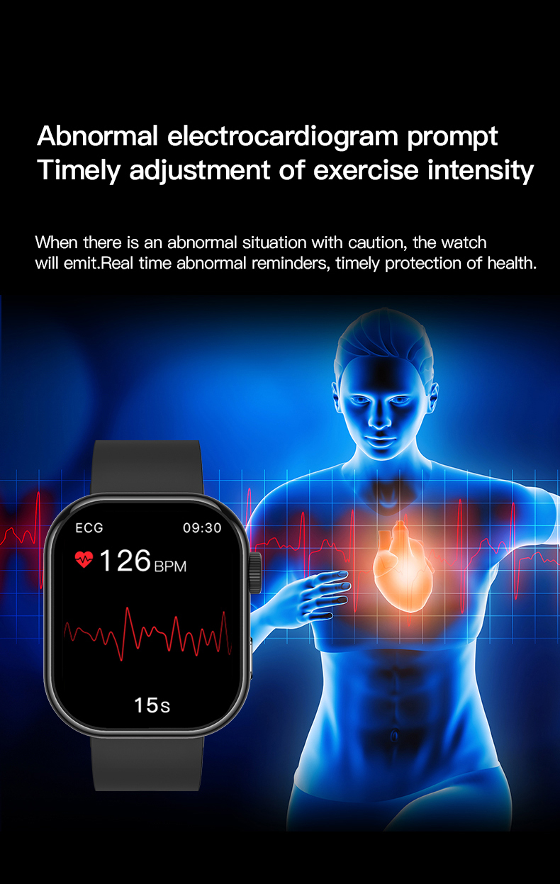 Smartwatch for Men Women 2 Inch Bluetooth Call Smart Watch Outdoor Sport Fitness Tracker Heart Rate Real Time Monitor Waterproof
