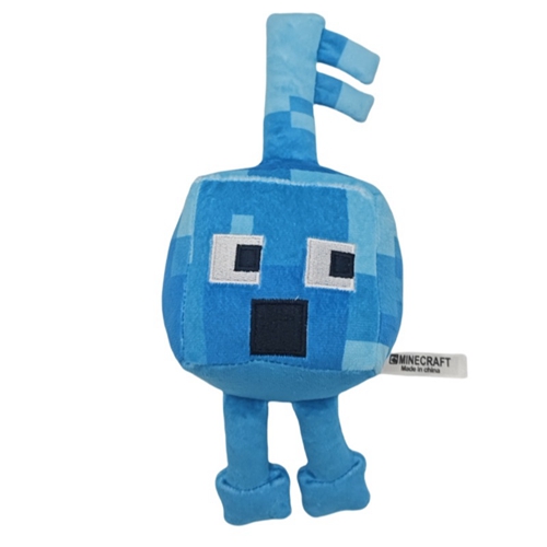 (Blue) Minecraft Plush Toy Game KEY GOLEM Plush Stuffed Toys Home Decoration Gifts for Children