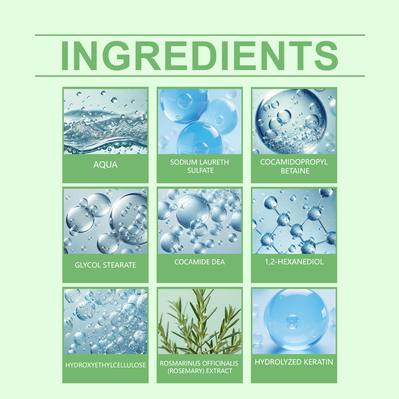 Rosemary Natural Shampoo Hair Thickness Loss Deep Nourishing Scalp Care Strengthen Repair Damaged Oil Control For Men Women