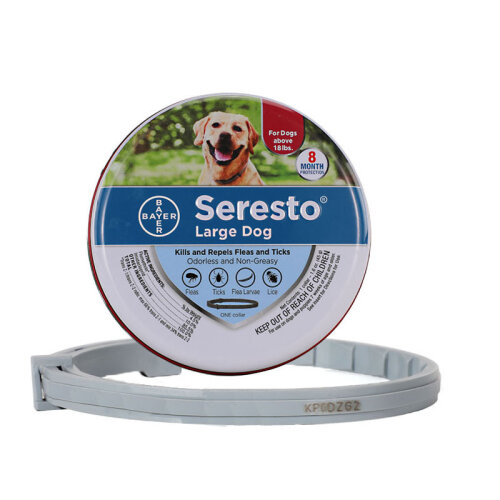 (For cat 38cm) Seresto Flea Collar Adjustable Natural Safe Waterproof Antiparasitic Anti Flea and Tick Flea Treatment Protection for Pets Puppies Dogs Cats Pet Supplies