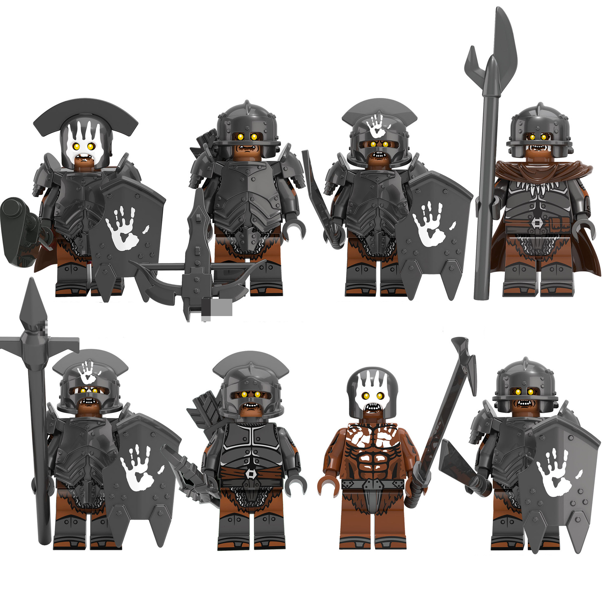 Soldiers Mini Figures Kids Toys The Lord of the Rings Military Building Blocks Styles Vary Collection Figure Gift Idea for Kids