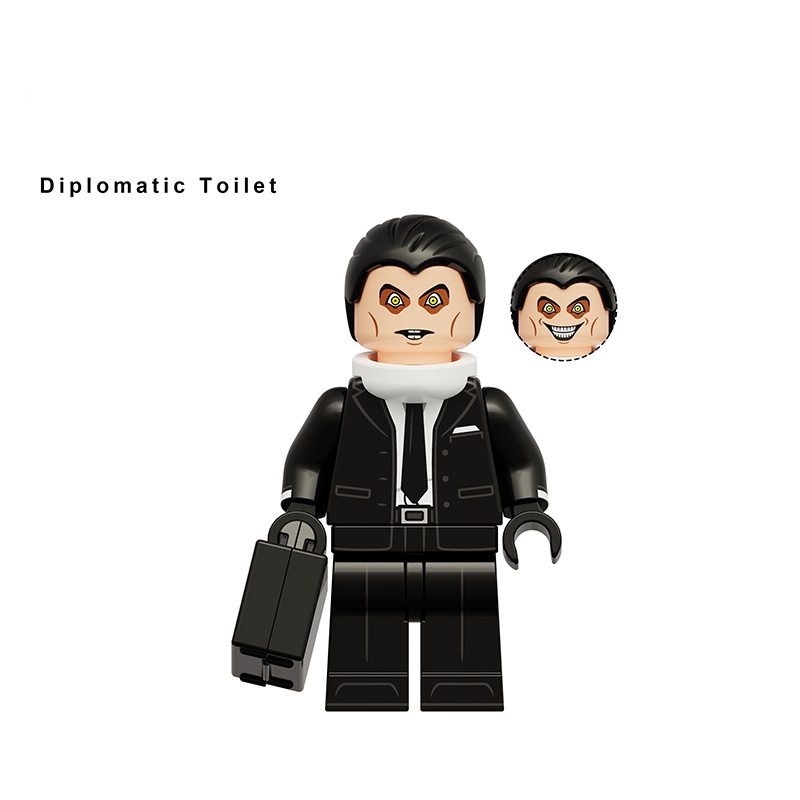 (Style E) Toilet Titan Building Blocks Toy Action Mini Figure Model Horror Game Multiverse Upgraded Kids Fans Collectible Animation Birthday Gift