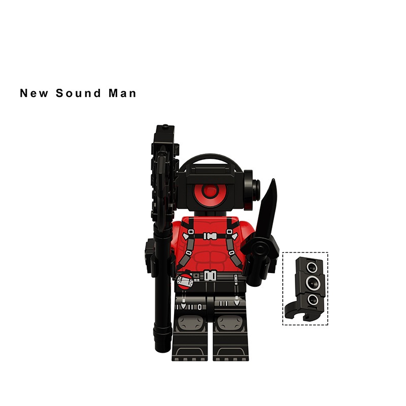 (Style E) Toilet Titan Building Blocks Toy Action Mini Figure Model Horror Game Multiverse Upgraded Kids Fans Collectible Animation Birthday Gift