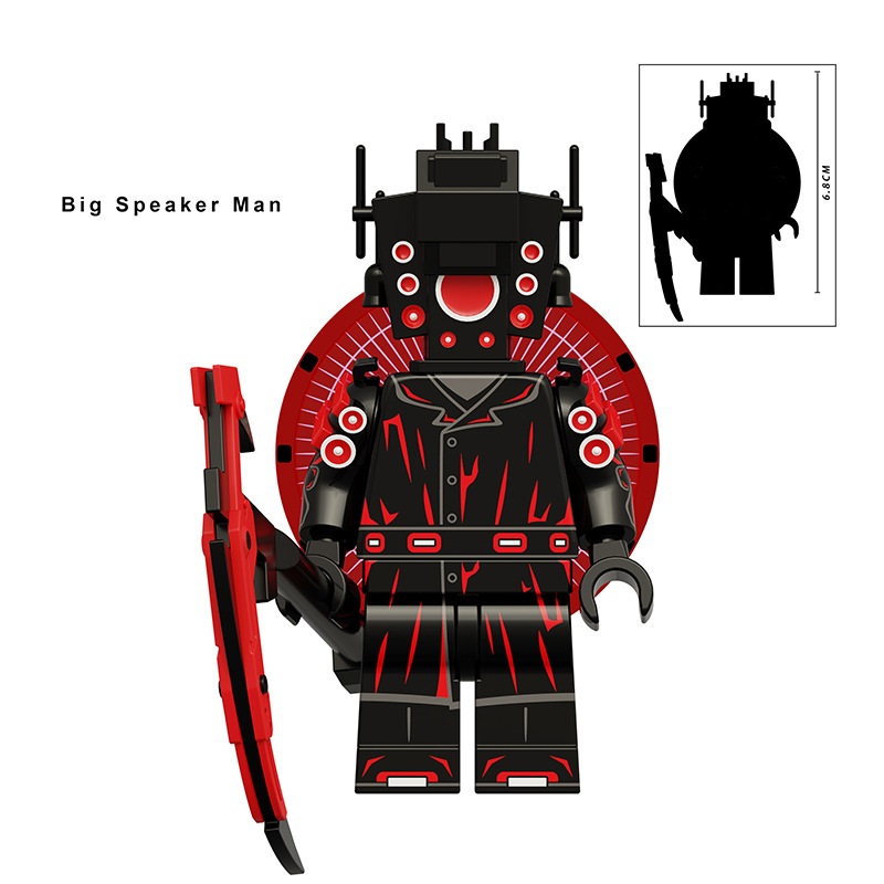 (Style E) Toilet Titan Building Blocks Toy Action Mini Figure Model Horror Game Multiverse Upgraded Kids Fans Collectible Animation Birthday Gift