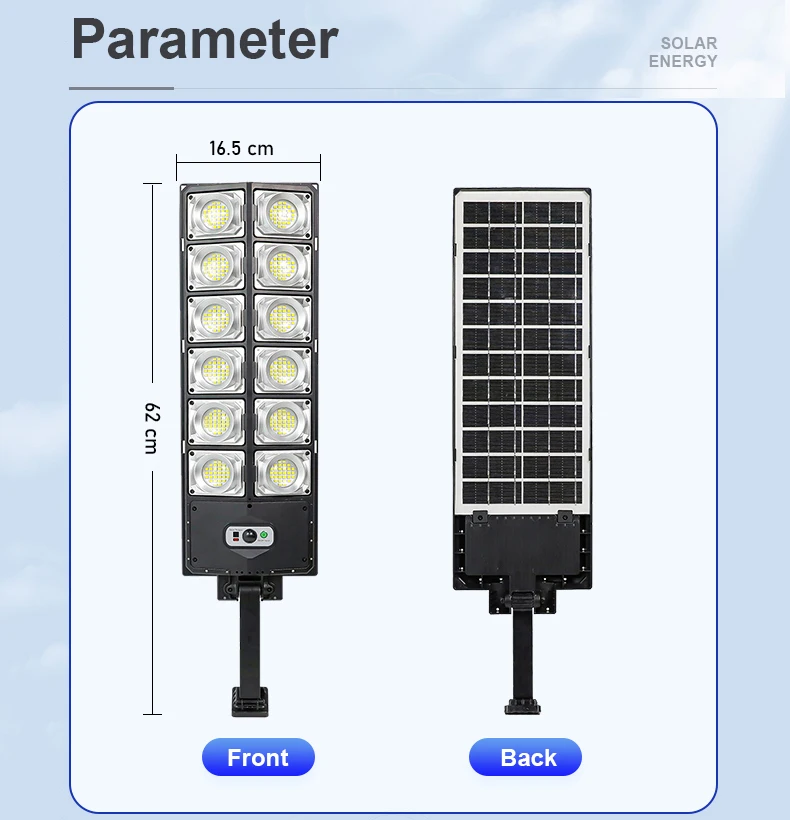 (720 leds) Solar LED Outdoor Light with Remote Control 720LED Waterproof Street Garden Lamp