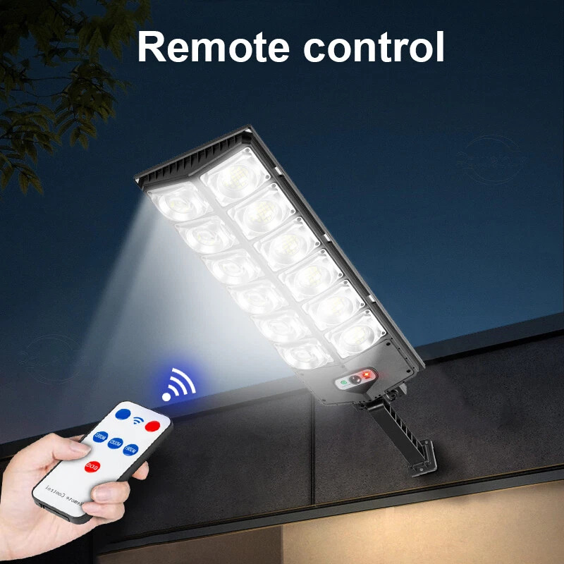 (720 leds) Solar LED Outdoor Light with Remote Control 720LED Waterproof Street Garden Lamp