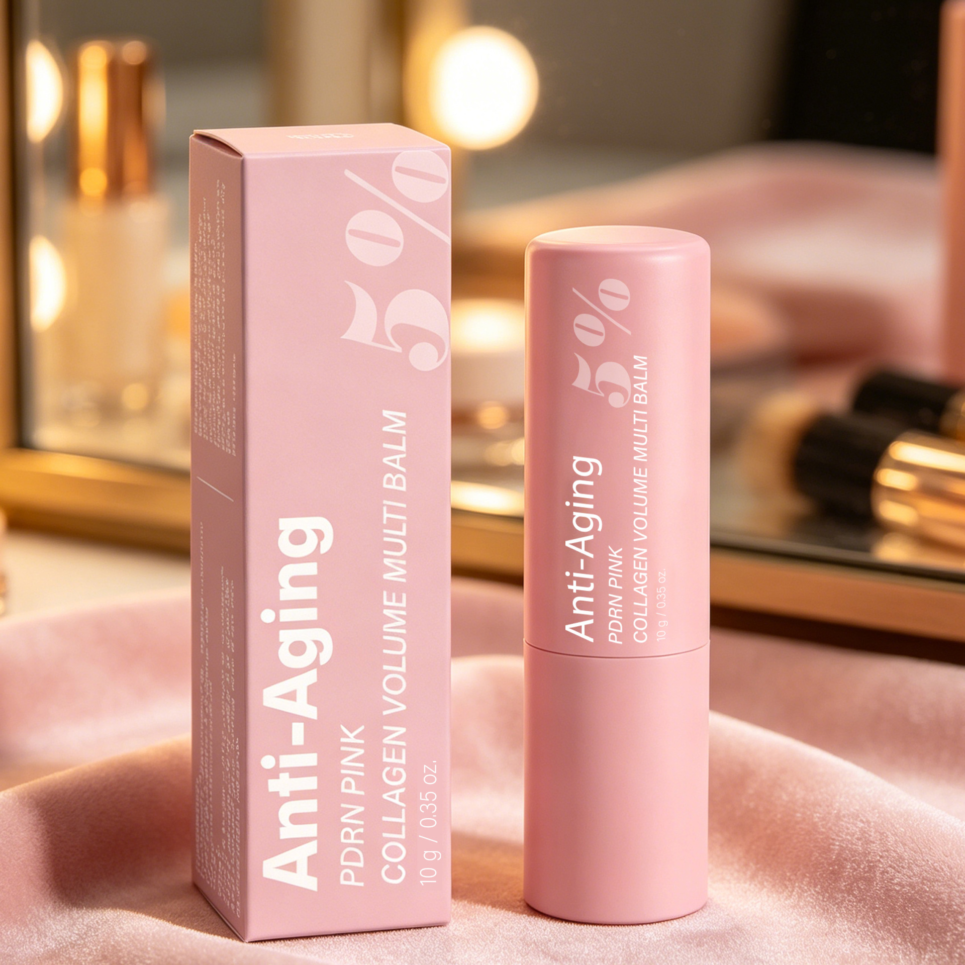 PDRN Pink Collagen Plumping Multi Effect Balm For Firming Hydrating And Skin Renewal