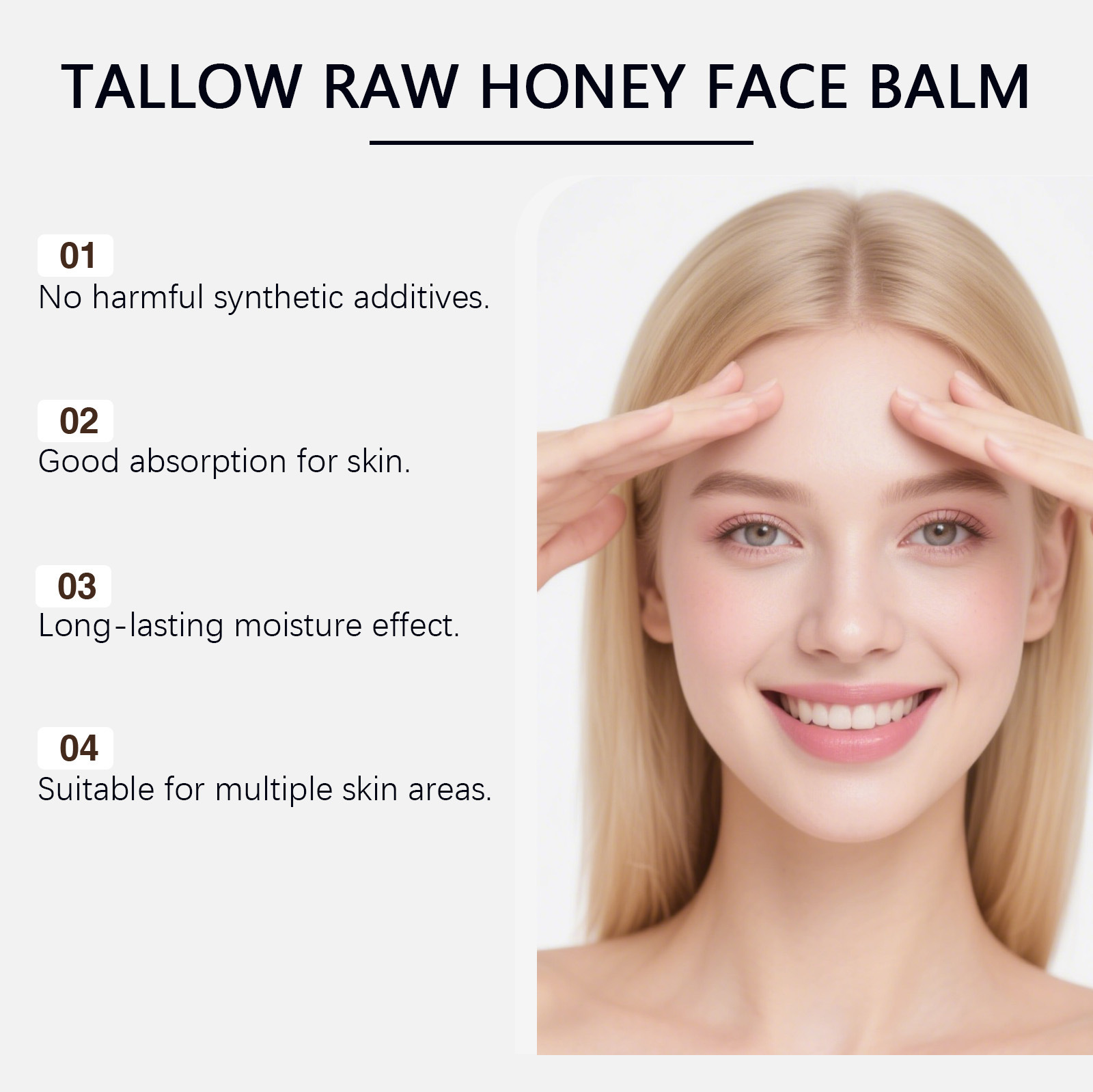 Tallow Honey Balm Moisturizing Nourishing For Face And Body Daily Skin Softening Smoothing Essential Hydrating Care