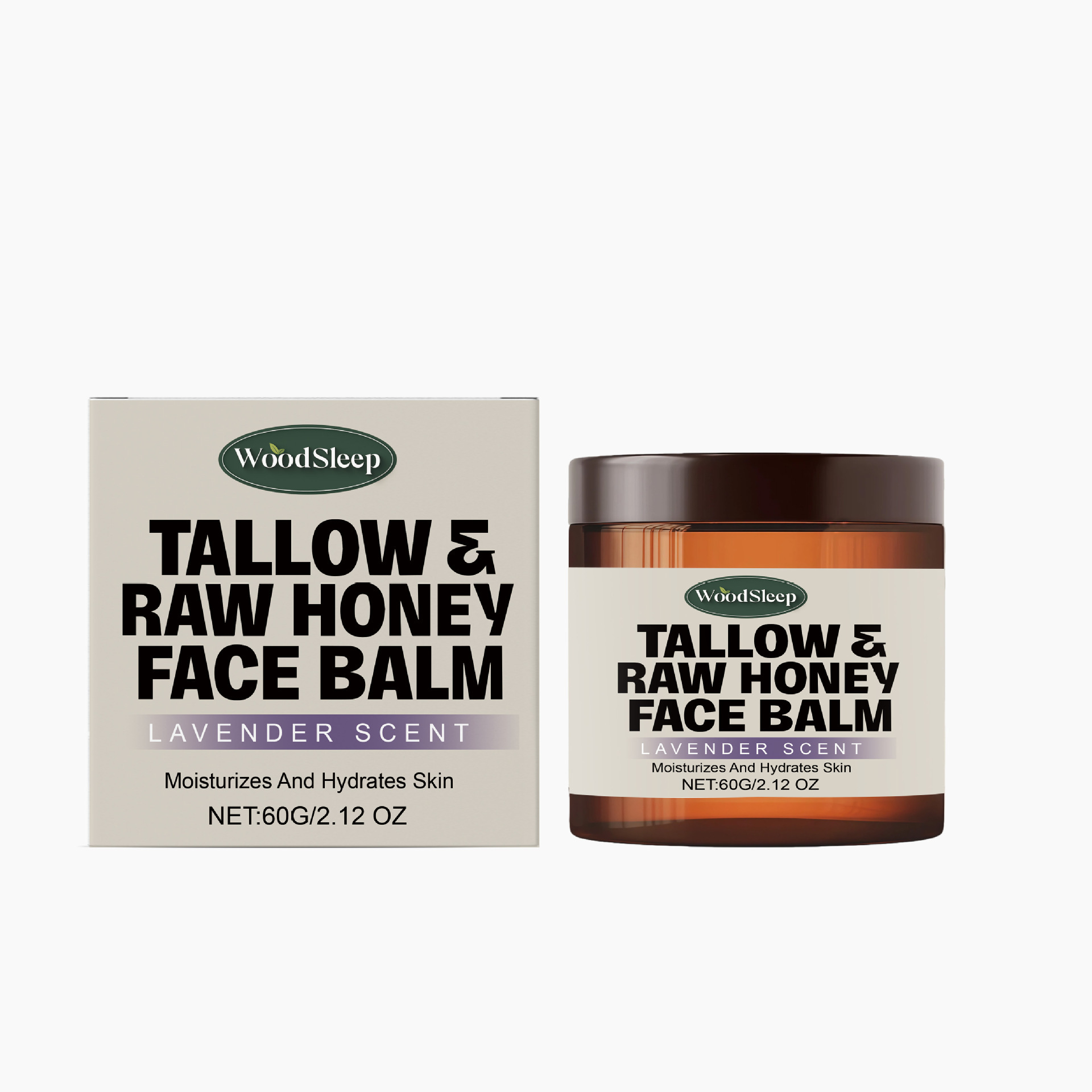 Tallow Honey Balm Moisturizing Nourishing For Face And Body Daily Skin Softening Smoothing Essential Hydrating Care