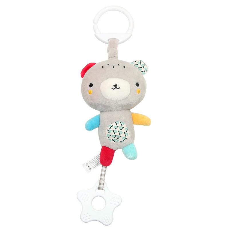 (rabbit) Baby Rattles with Teethers Soft Plush Stroller Car Seat Crib Baby Hanging Toys Development Infant Toy for Newborn Bebe Gifts