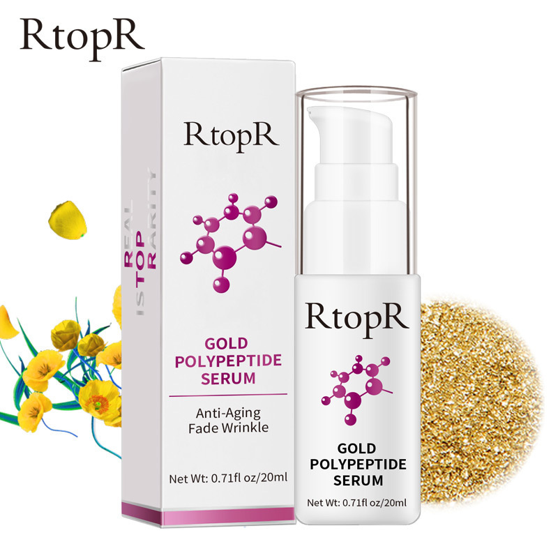 Gold Peptide Nourishing Essence For Face Firming Hydrating And Skin Rejuvenation Daily Anti Aging Care Serum 20ml
