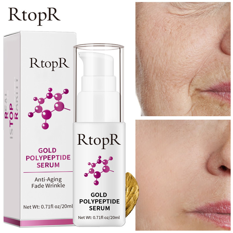 Gold Peptide Nourishing Essence For Face Firming Hydrating And Skin Rejuvenation Daily Anti Aging Care Serum 20ml