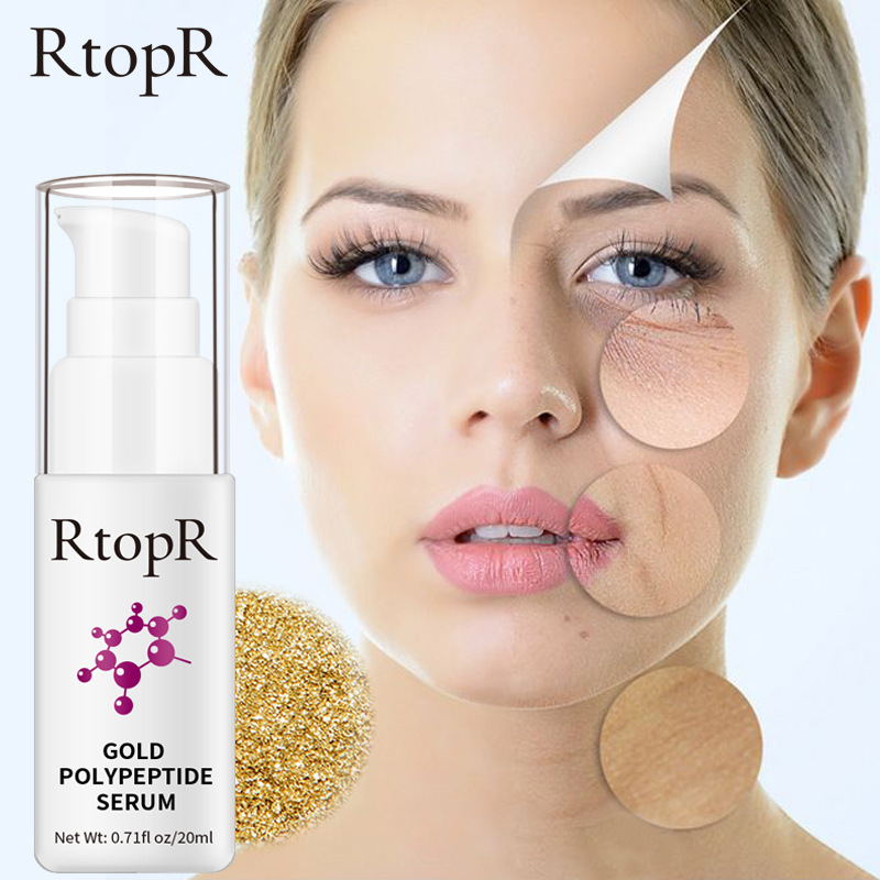 Gold Peptide Nourishing Essence For Face Firming Hydrating And Skin Rejuvenation Daily Anti Aging Care Serum 20ml