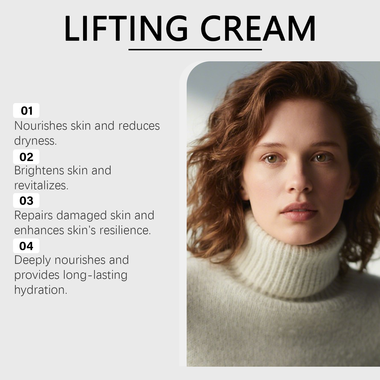 Facial Cream Daily Face Mild Skin Friendly Hydrating Moisturizing Nourishing Tender Smooth Fast Absorbed