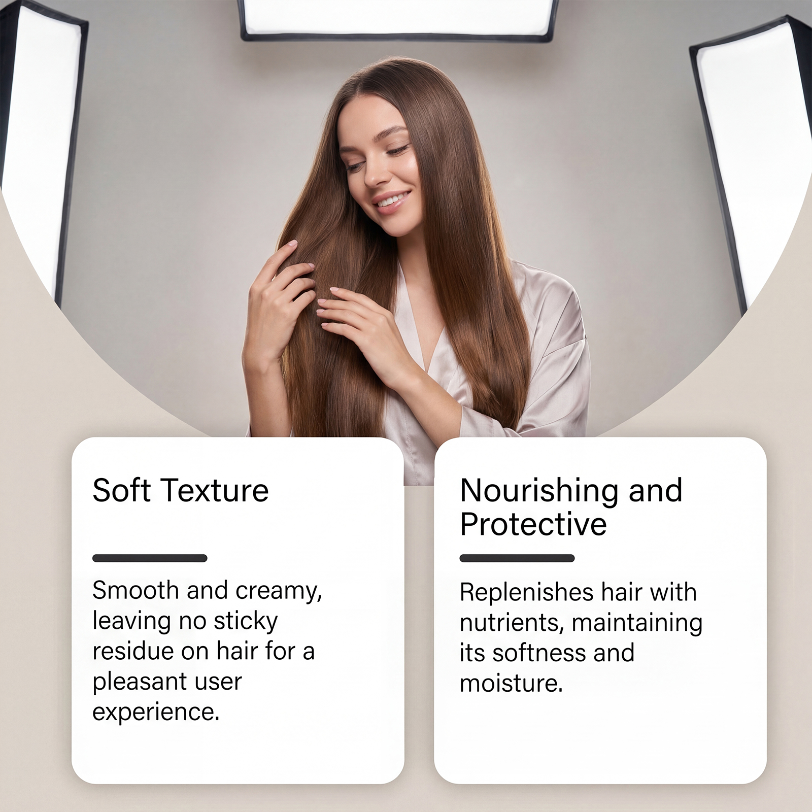 Smooth Glossy Hair Mask Hydrating Nourishing Moisturizing Soft Silky Fresh Floppy For Dry Damaged Hair Strands