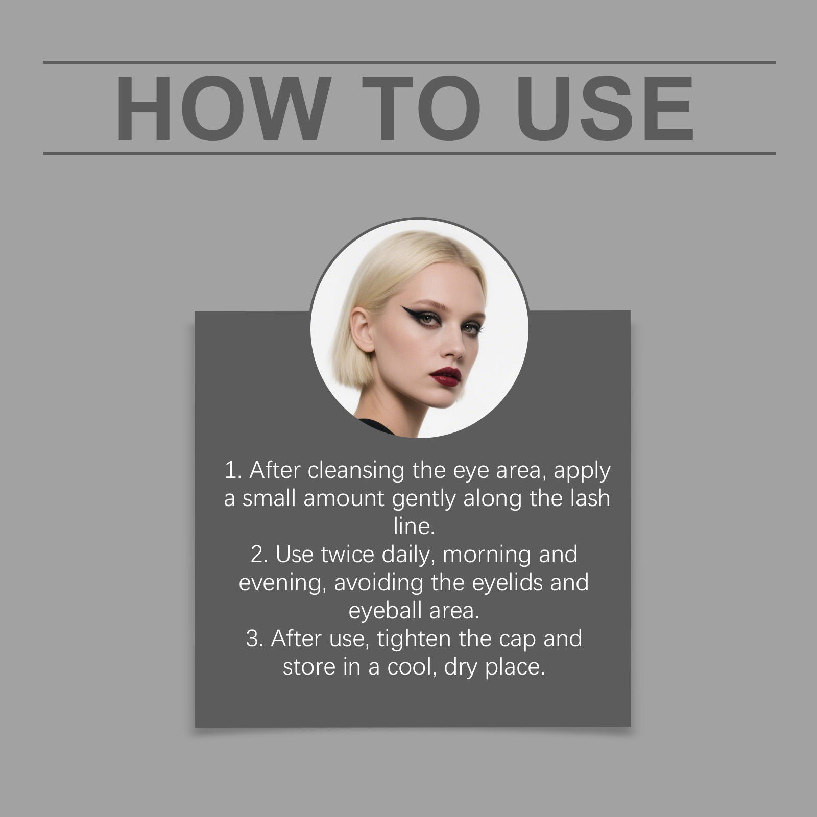 Eyelash Serum Natural Charming Curling Shaping Light Smooth Anti Smudge Jet Black Glossy Eye Makeup