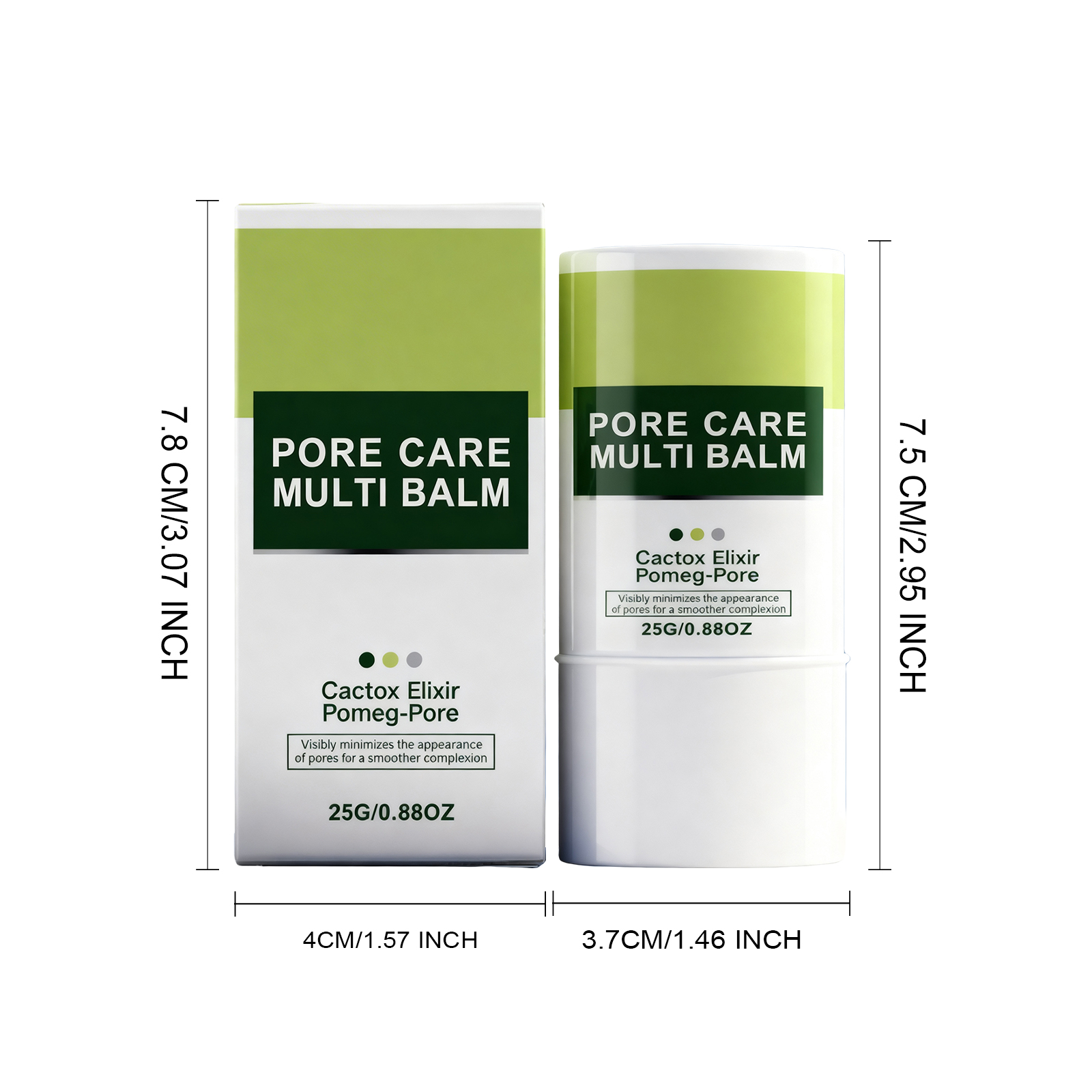 Facial Moisturizing Stick Rich Hydrating Light Clear Natural Daily Skin Smear Care For Face Complexion Soft