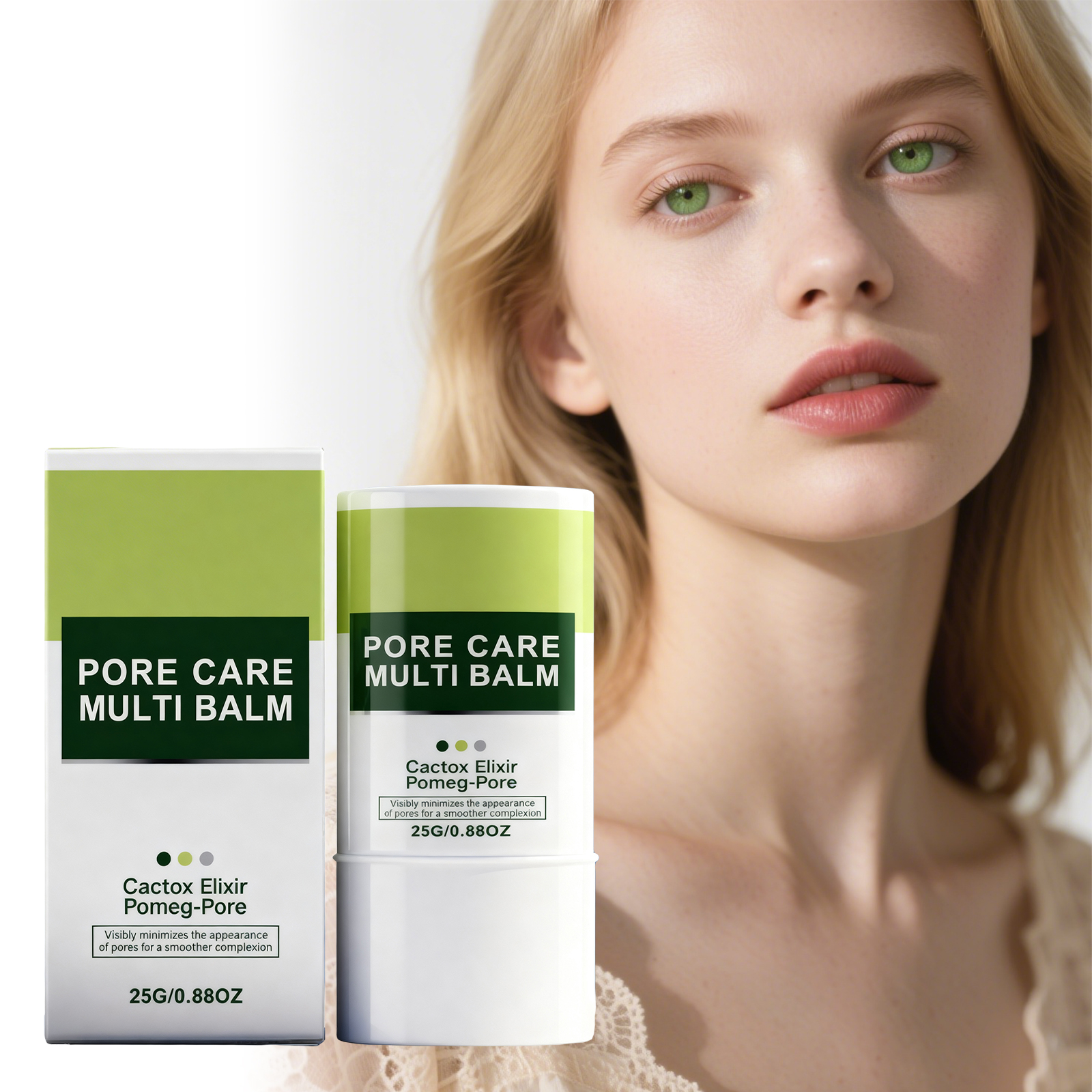 Facial Moisturizing Stick Rich Hydrating Light Clear Natural Daily Skin Smear Care For Face Complexion Soft