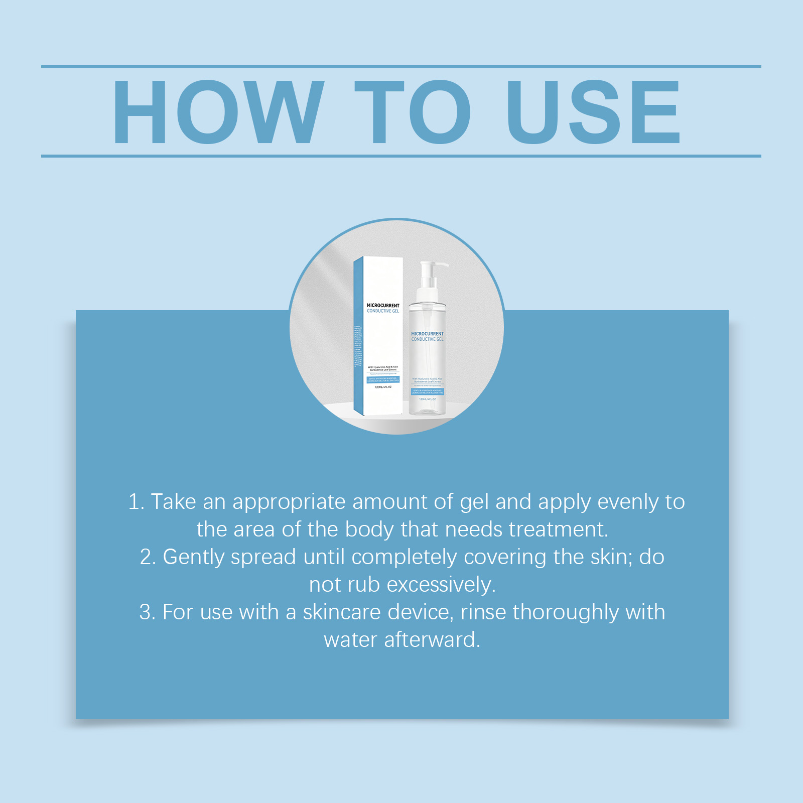 Conductive Gel Smooth Coating Device Compatible Light Texture Mild Non Sticky Full Body Usable Skin Safe Soft Comfort Clean Fresh