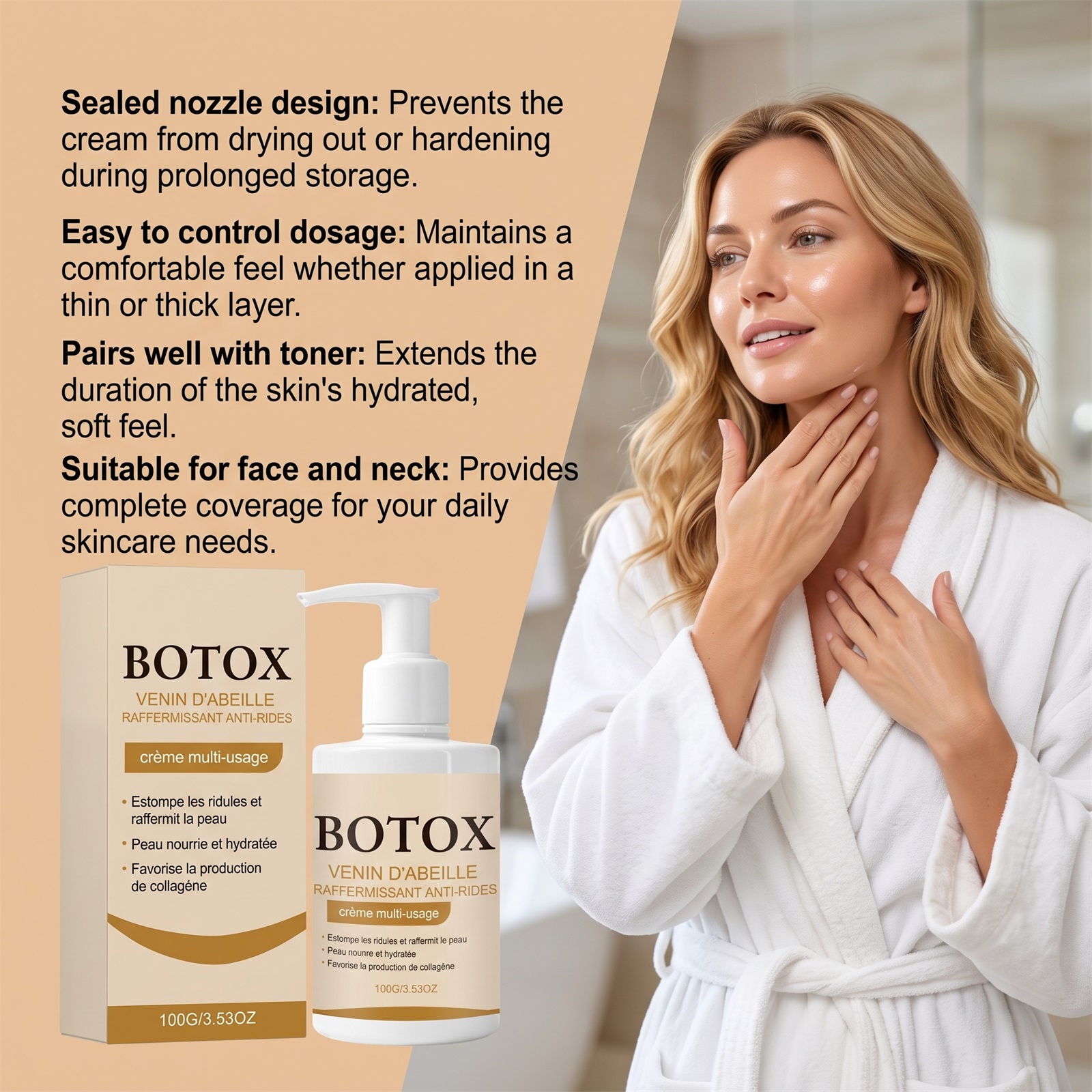 Skin Care Cream Hydrating Light Nourishing Refreshing Non Sticky Hydrate Body Skin Smear Care