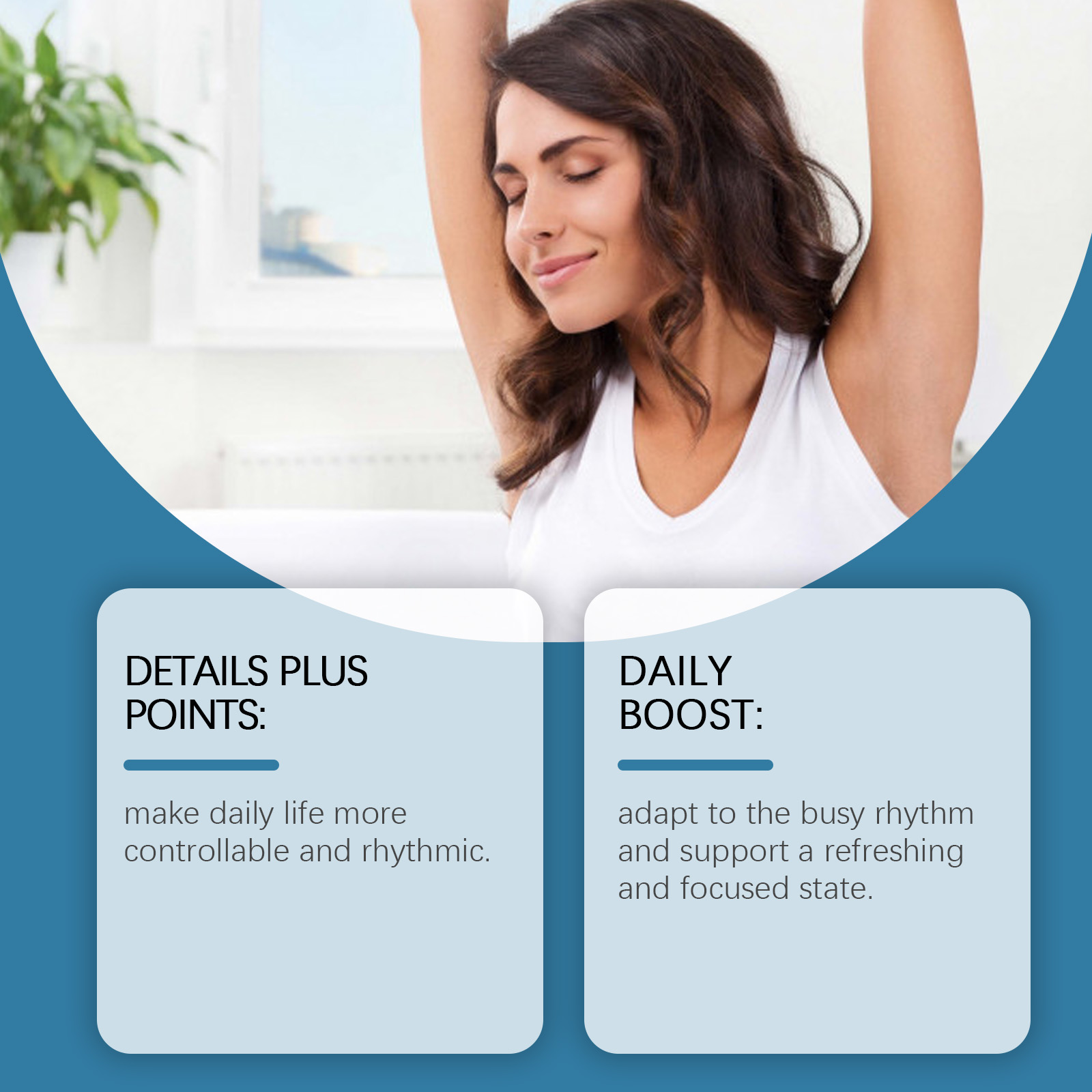 Energy Balance Support Powder Body Vitality Calm Mild Formula Daily Nutrient Supplement For Human Physical Wellness