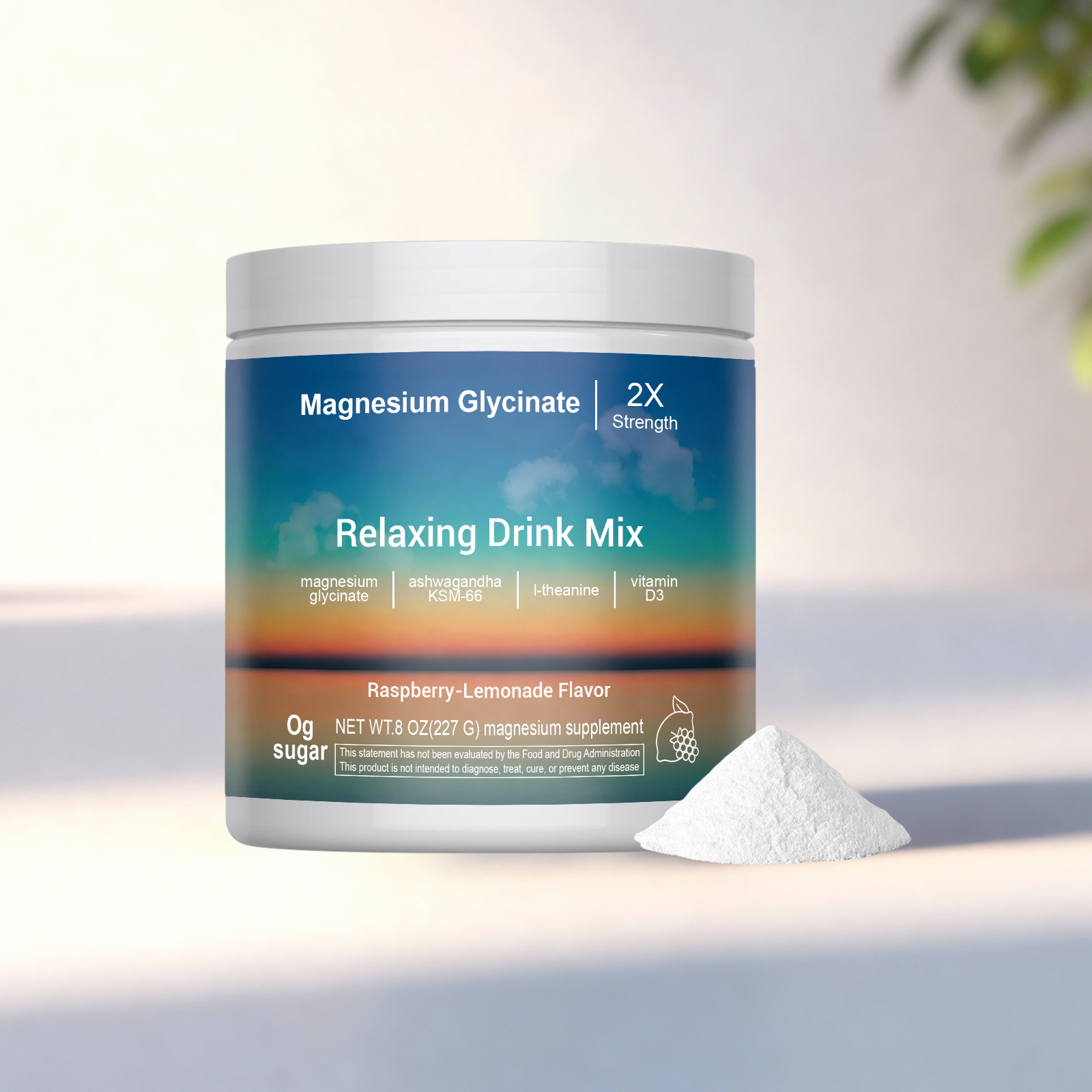Energy Balance Support Powder Body Vitality Calm Mild Formula Daily Nutrient Supplement For Human Physical Wellness