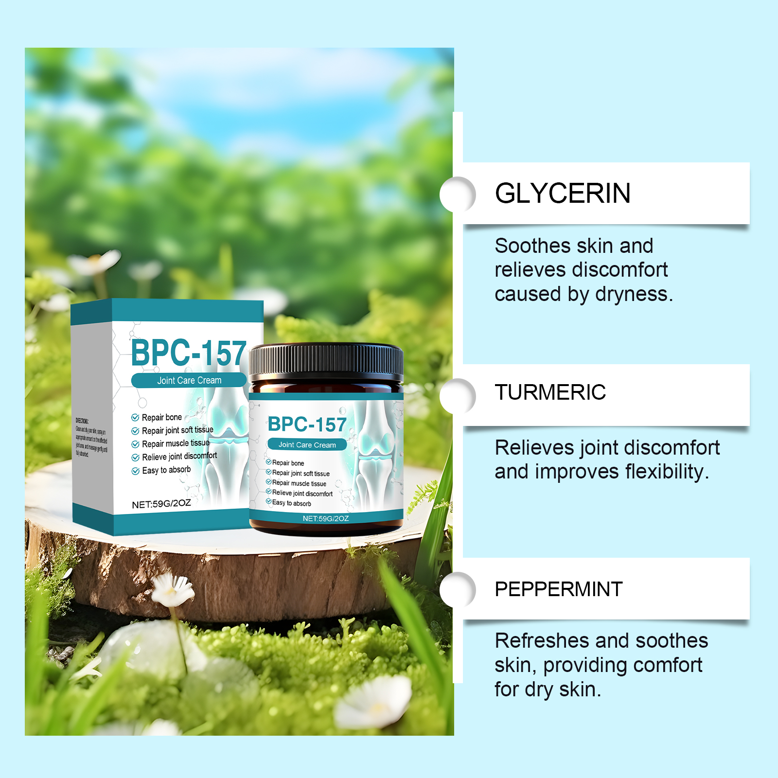 Joint Care Cream Daily Nourishing Massage Mild Ingredients External Smear Wrist Knee Joint Comfort Care