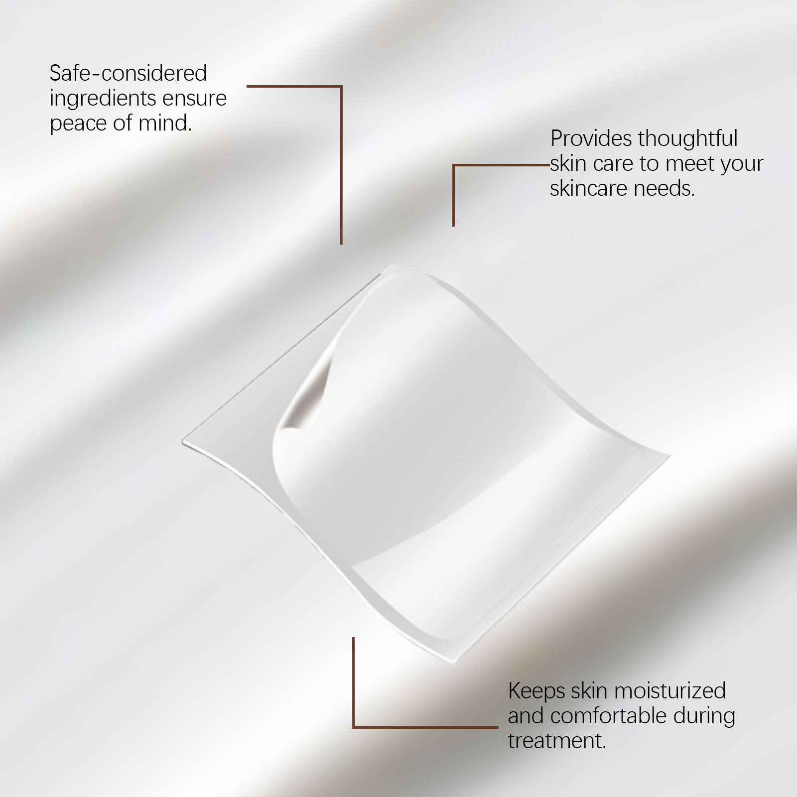Body Care Patch Mild Care Moist Hydrate Soft Breathable Skin Friendly Convenient Daily Body Skin Nursing