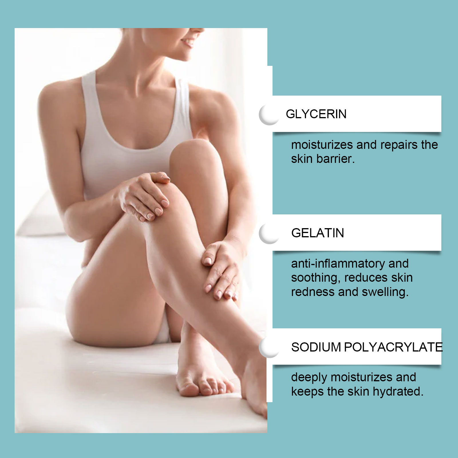 Body Care Patch Mild Care Moist Hydrate Soft Breathable Skin Friendly Convenient Daily Body Skin Nursing