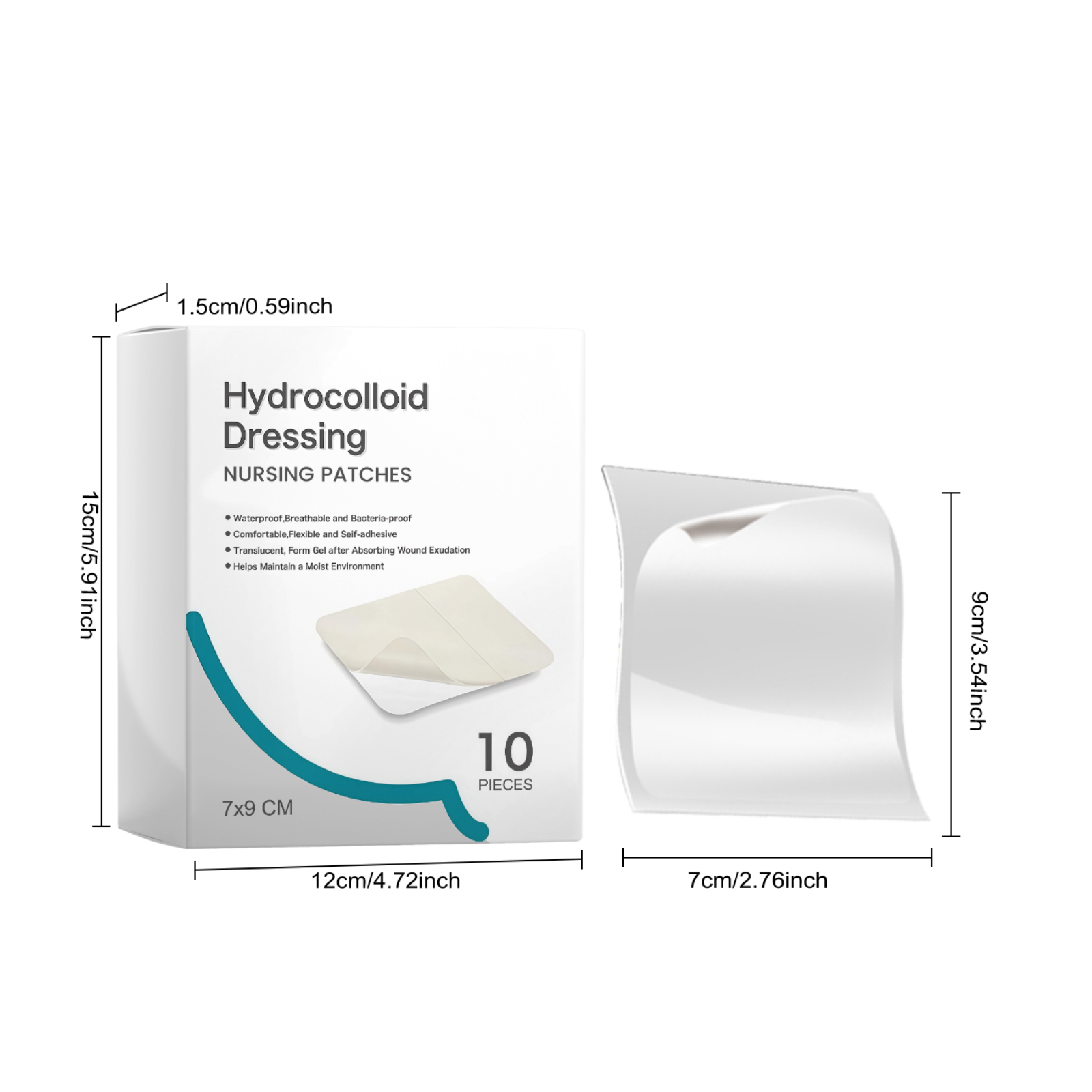 Body Care Patch Mild Care Moist Hydrate Soft Breathable Skin Friendly Convenient Daily Body Skin Nursing