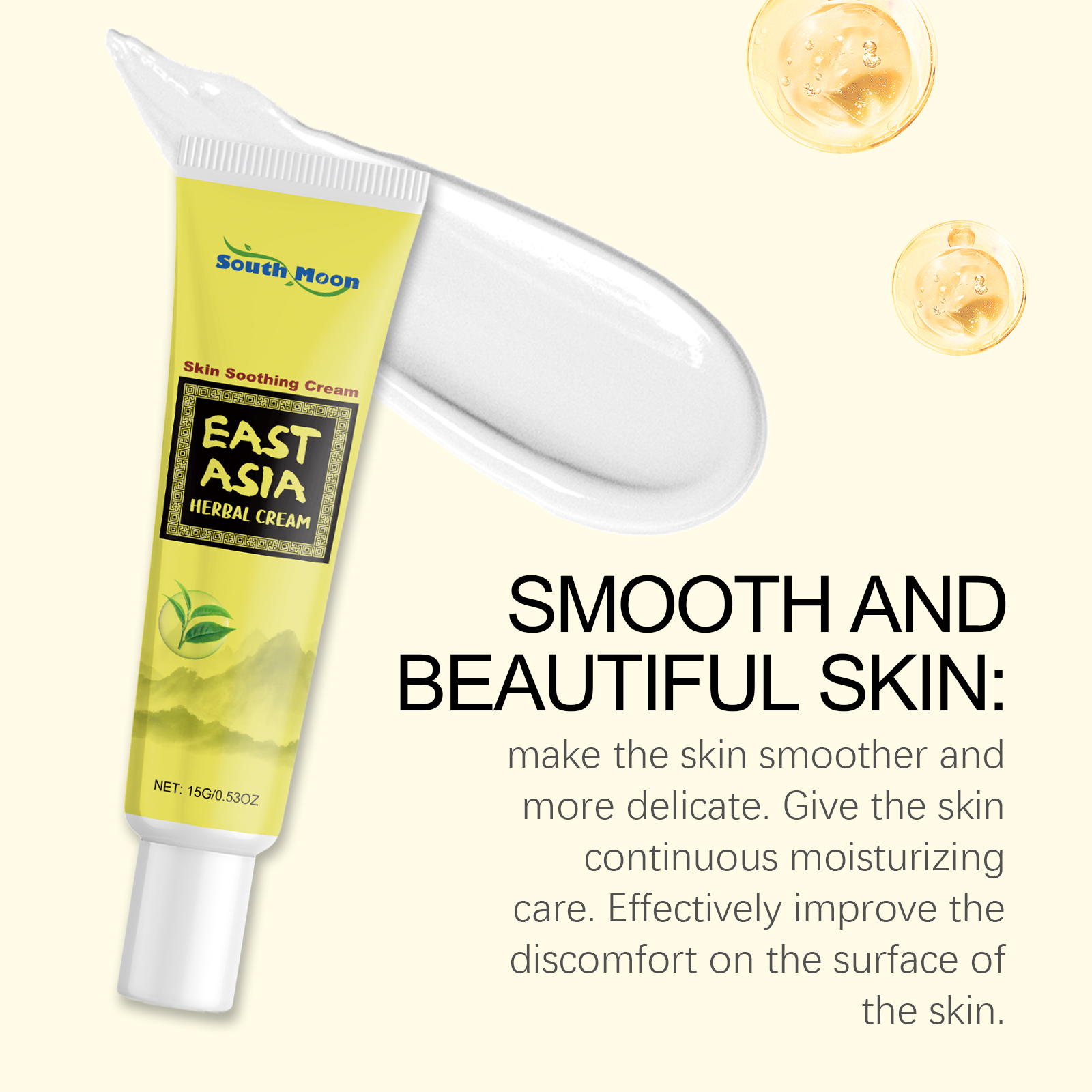 Herbal Skin Moisturizing Cream For Irritated Dry Skin Protect Skin Barrier Care Complexion
