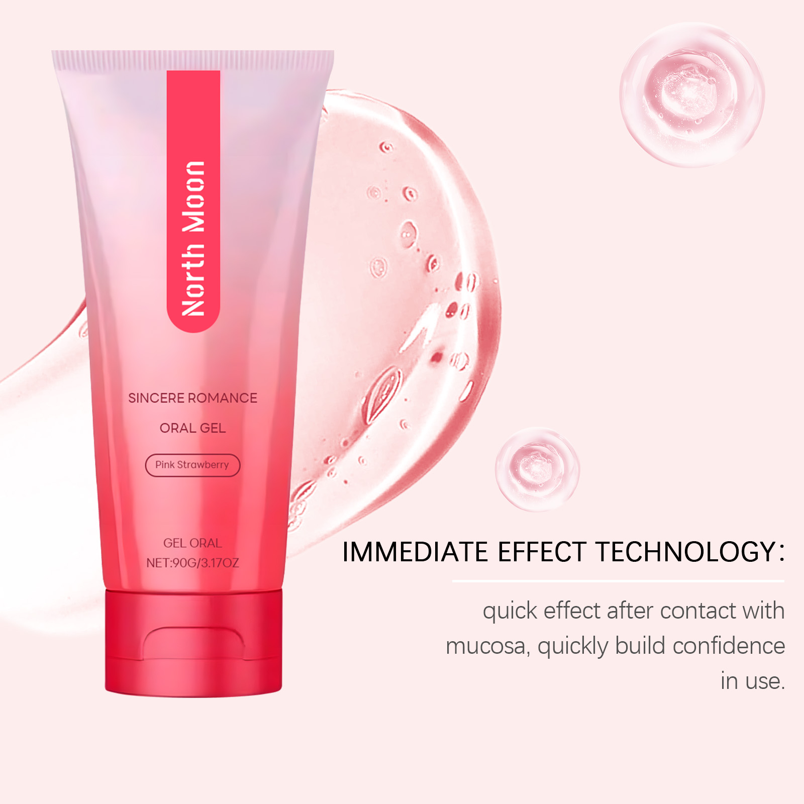 Body Care Gel Daily Care Mild Ingredients Soothe Oral Discomfort Gentle Skin Nourish