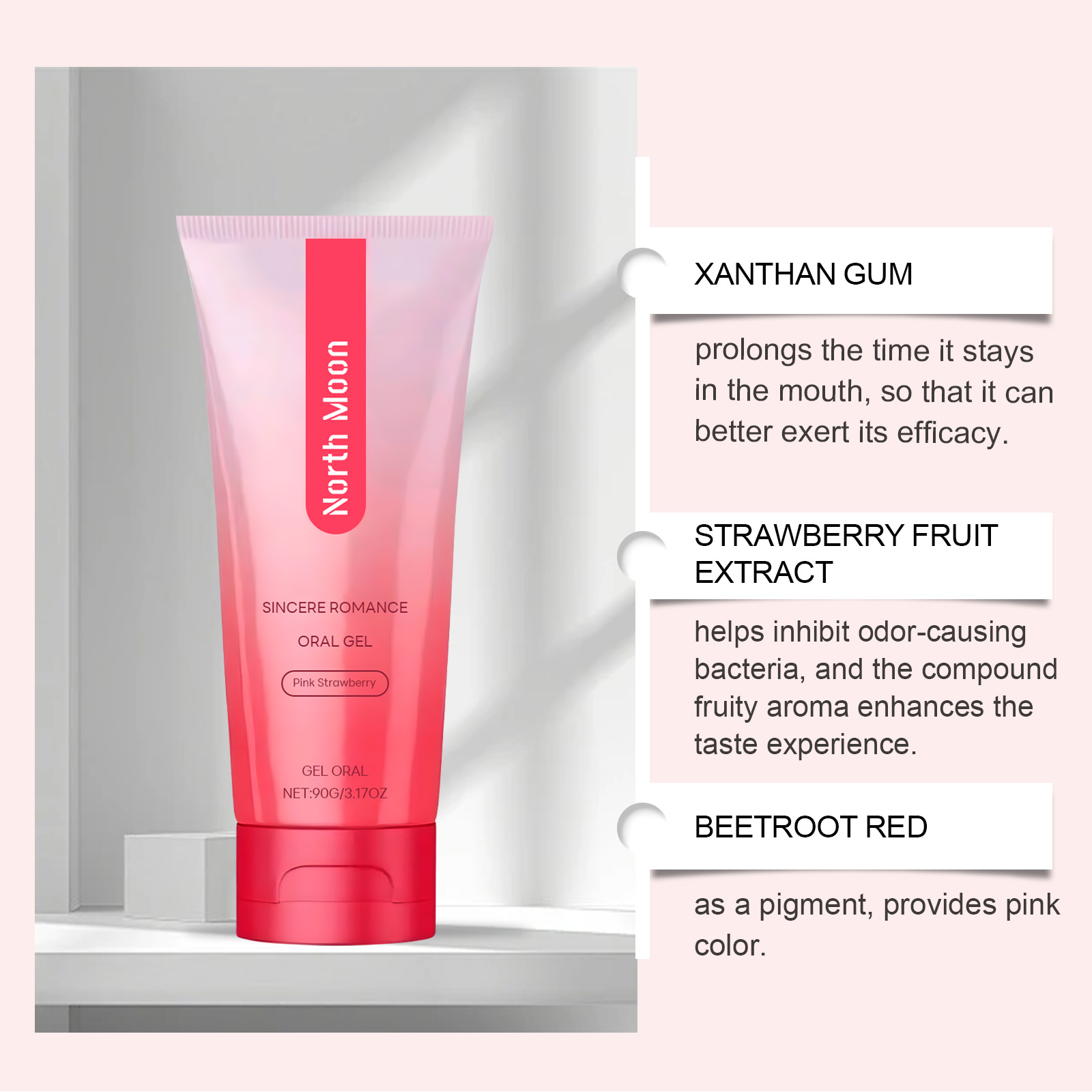 Body Care Gel Daily Care Mild Ingredients Soothe Oral Discomfort Gentle Skin Nourish