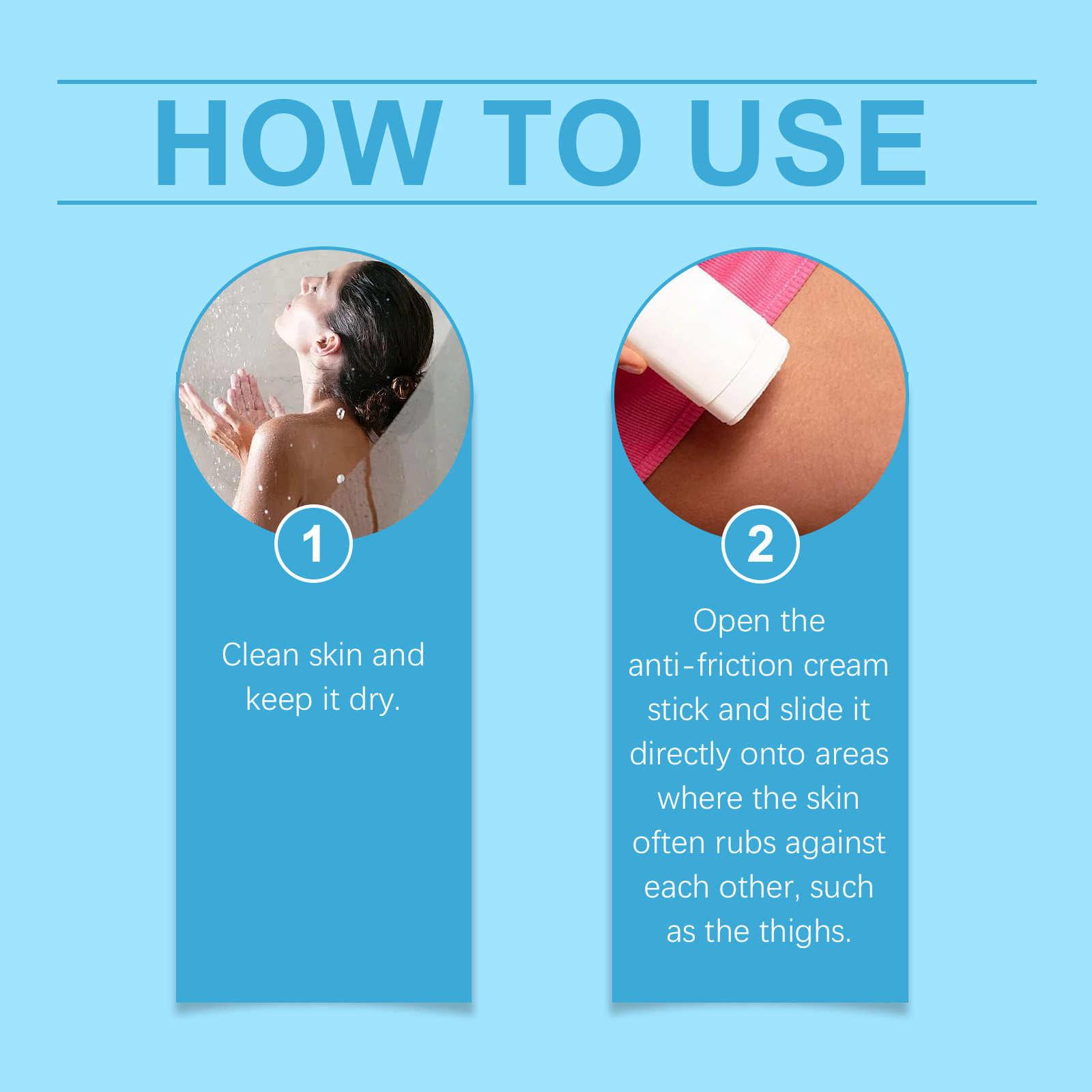 Thigh Anti Chafing Stick Outdoor Sports Skin Leg Moisturizing Care Protection Foot Repair Cream