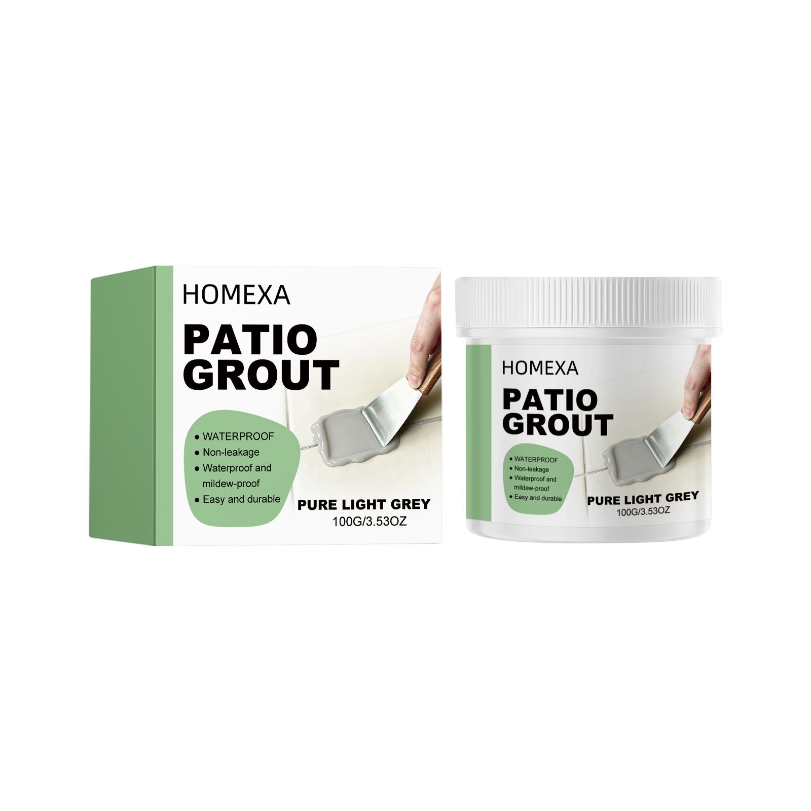 Tile Grout Filler Light Gray For Bathroom Kitchen Floor Joint Sealing And Repair