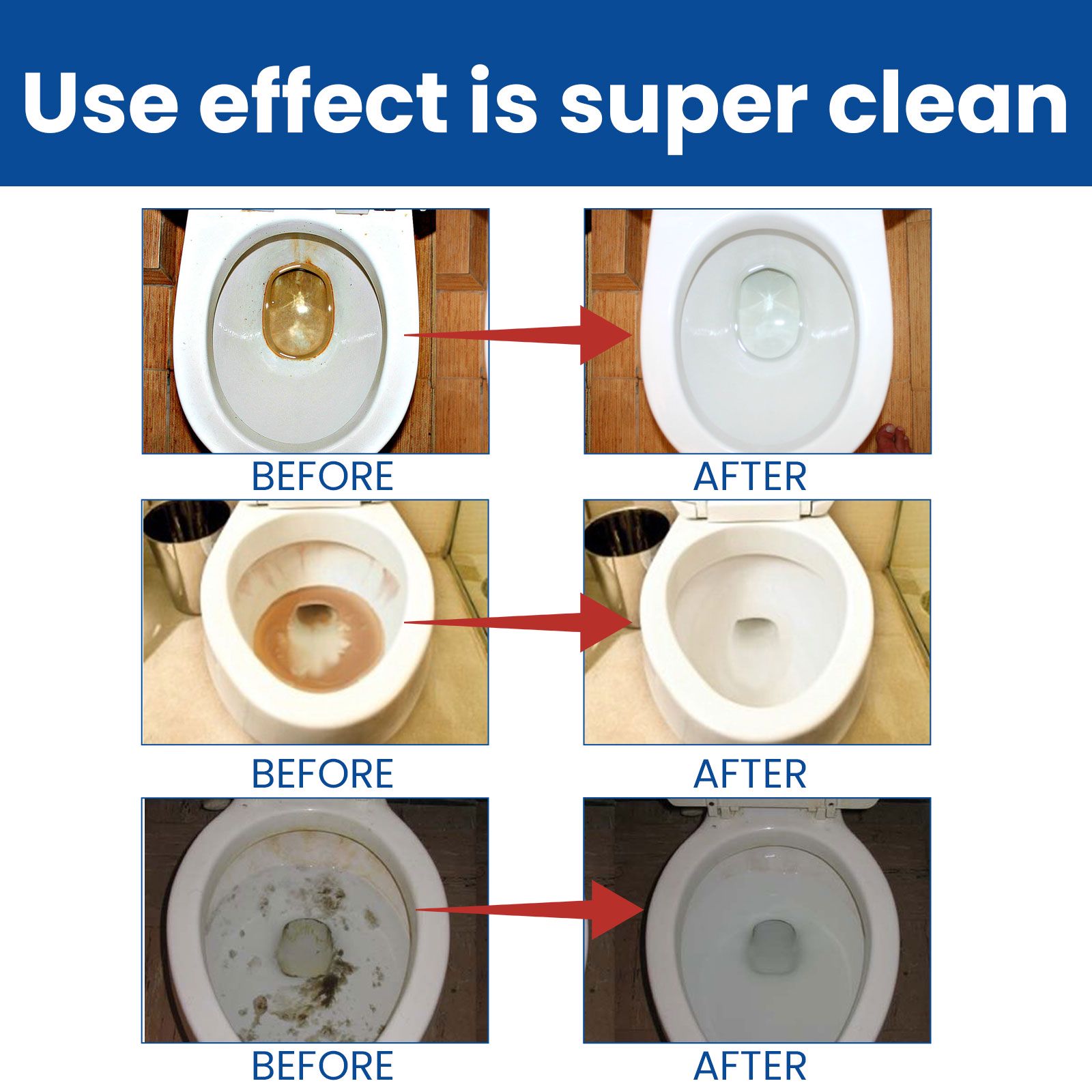 Toilet Cleaning Effervescent Tablets For Descaling Deodorizing And Stain Removal Home Use