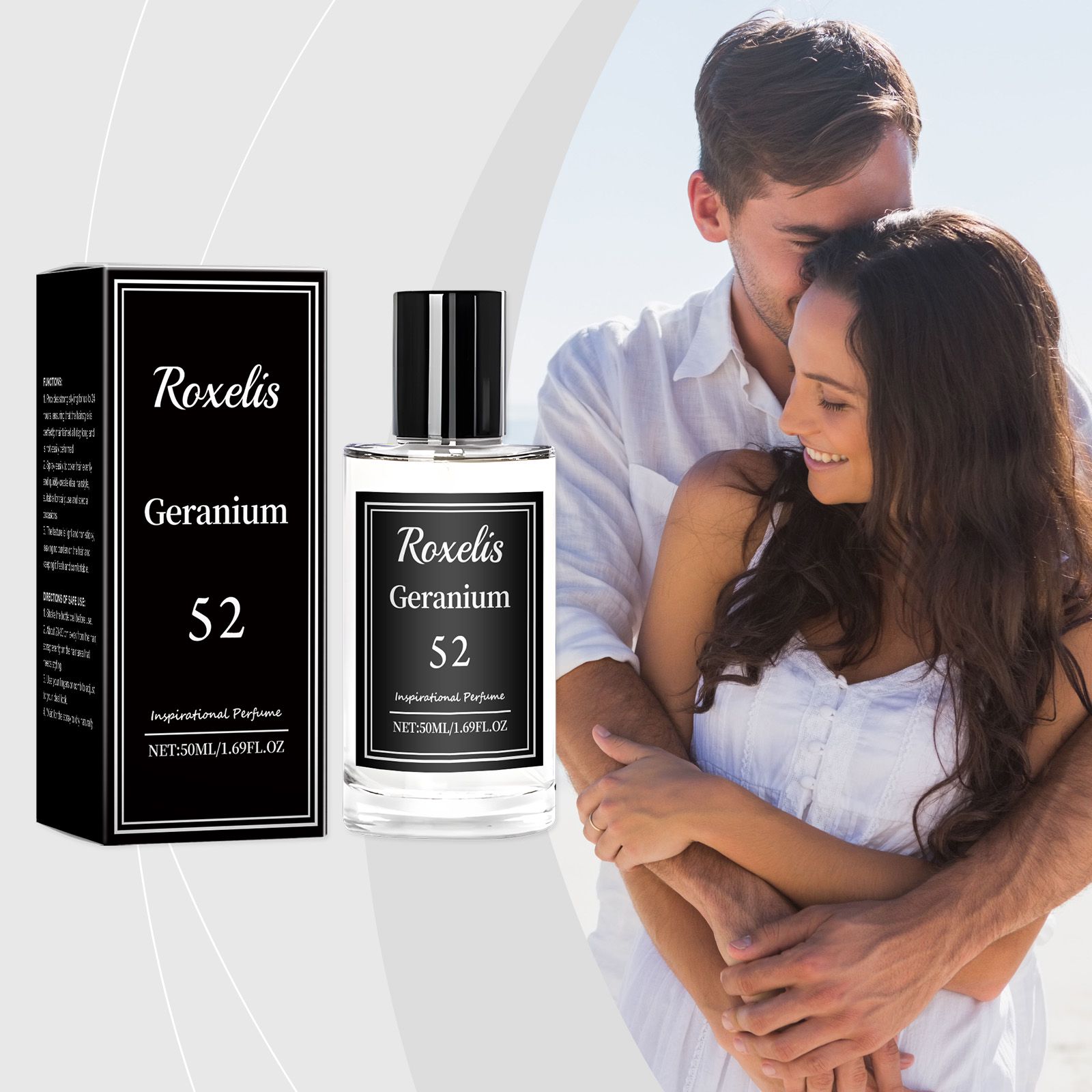 Geranium Inspiring Perfume Woody Floral Long Lasting Elegant For Daily Wear