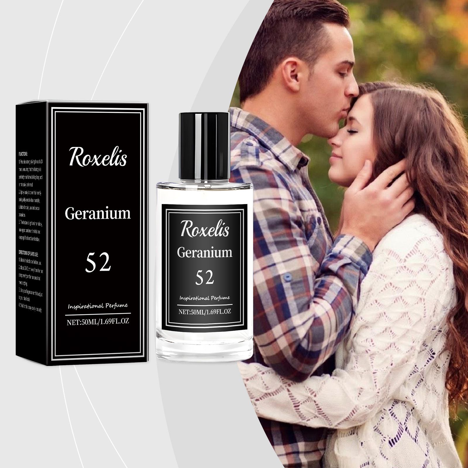 Geranium Inspiring Perfume Woody Floral Long Lasting Elegant For Daily Wear