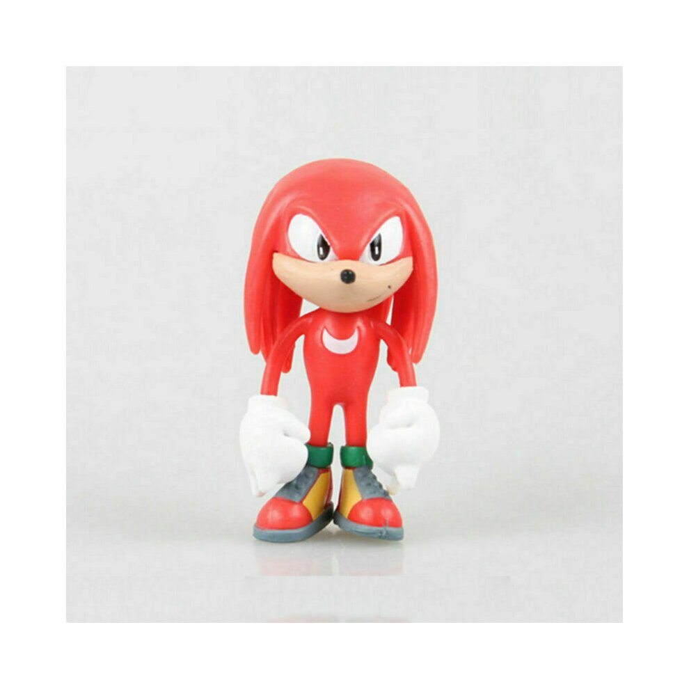 6PCS Sonic the Hedgehog Action Figure Cake Toper Birthday Gift Kids Toy