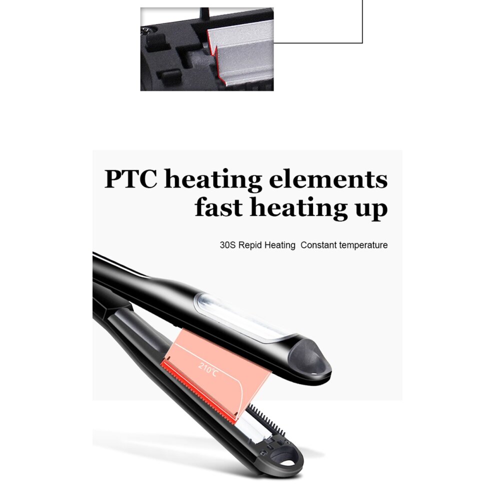 Hair Curler Corn Perm Splint Ceramic Hair Crimper Iron Hair Waver Tongs Curling Wand Portable Automatic Rotating