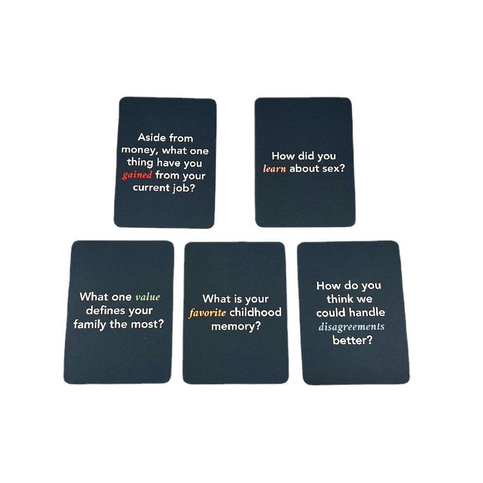Love Language: Party Card Game - 150 Conversation Starter Questions for Couples