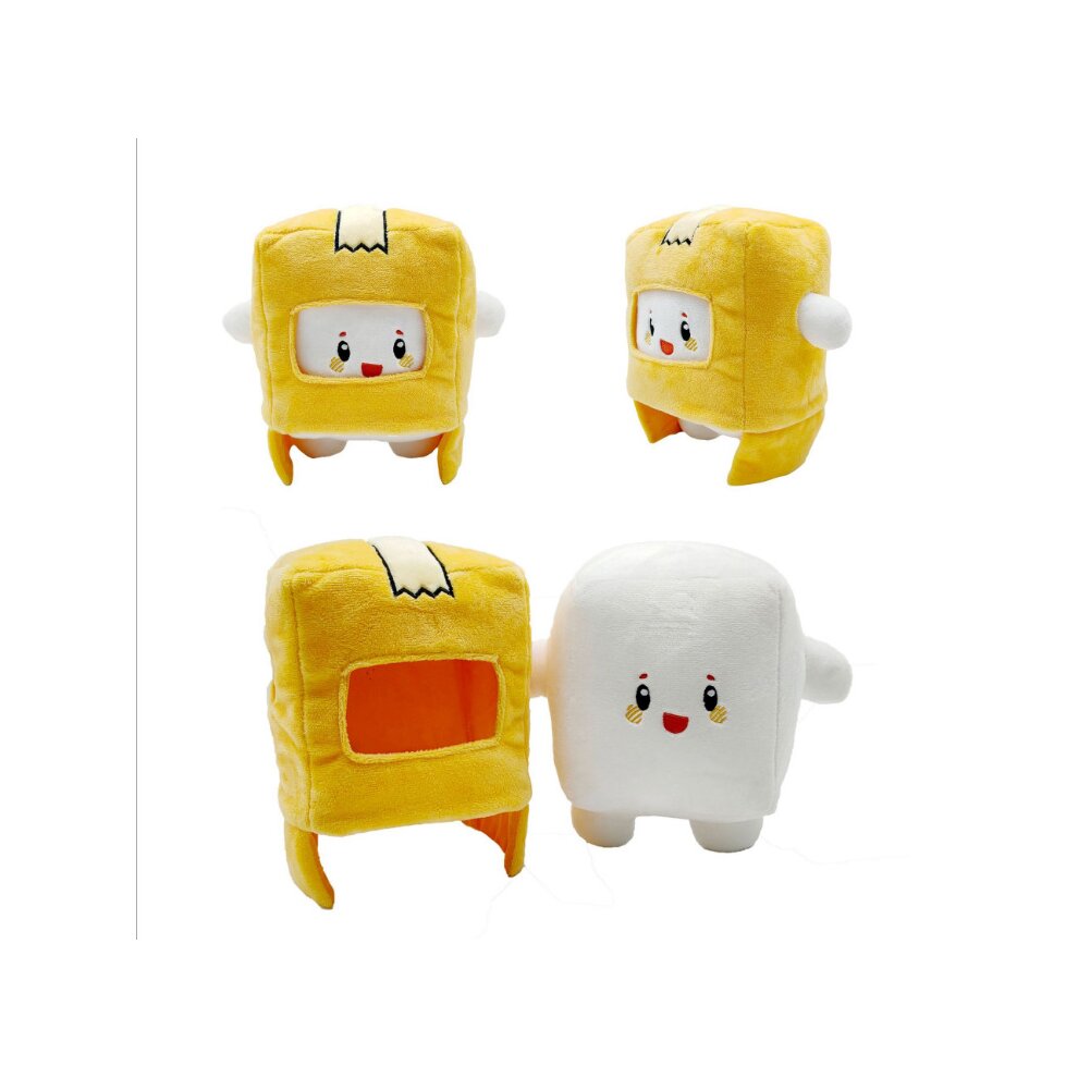 (ROCKY 29cm/11.4in) Lankybox BOXY FOXY ROCKY Plush Toy Stuffed Doll Kids Toys