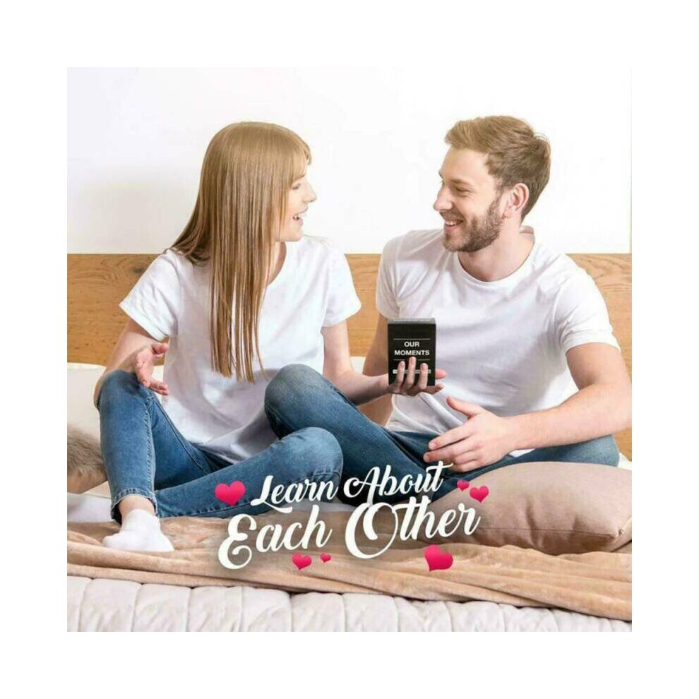 Our Moments Card Couples Funny Game Conversation Starters for Great Relationship