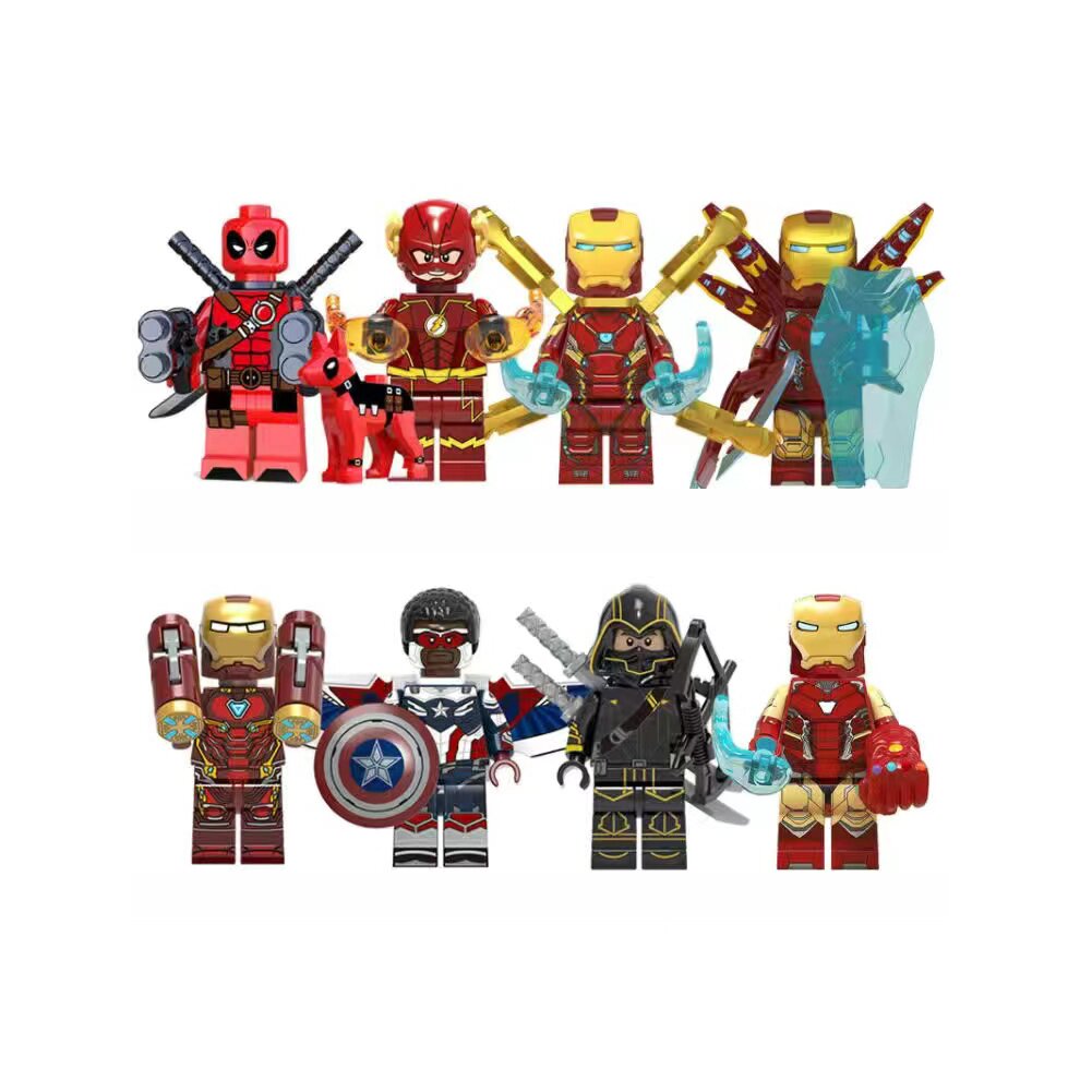 Superhero Avengers Minifigures Star Wars Stormtrooper Building Blocks Kit Compatible Toys Fit Lego Complete Full Set of 37 Birthday Party Supplies Gift for Kids