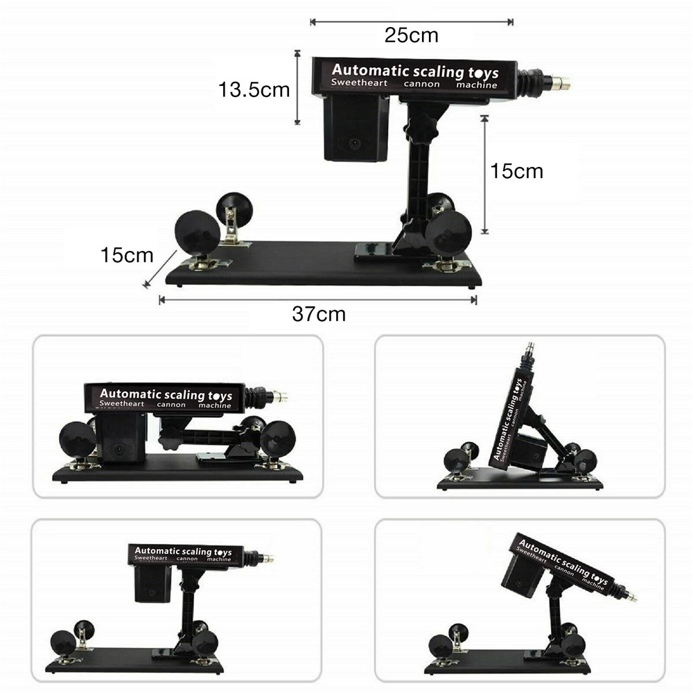 (Sex Machine) Automatic Sex Machine Gun Sex Toys Love Machine Adult Toys Fucking Toy Goods with Dildo Drawing and Inserting Apparatus Automatic Telescopic Speed Adjustable for Women and Couples