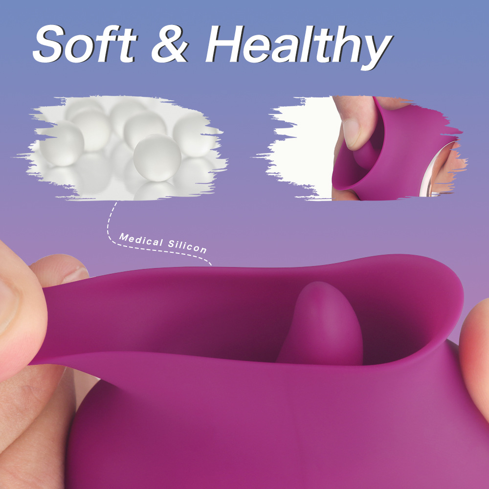 Sucking Licking Clit Stimulator Clitoral Vibrating Massager G-Spot Dildo Vibrator Masturbator Waterproof Adult Toys Tongue Oral Sex Toys for Female